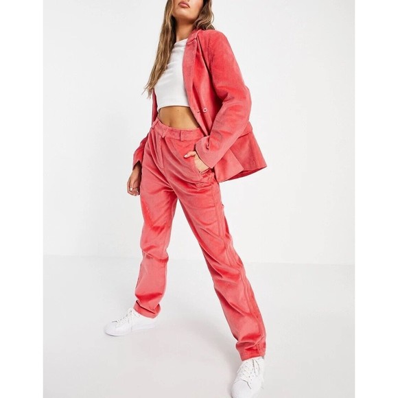 Adidas Originals Womens HIGH-WAISTED CORDUROY PANTS Size S GU0812 - Picture 10 of 16